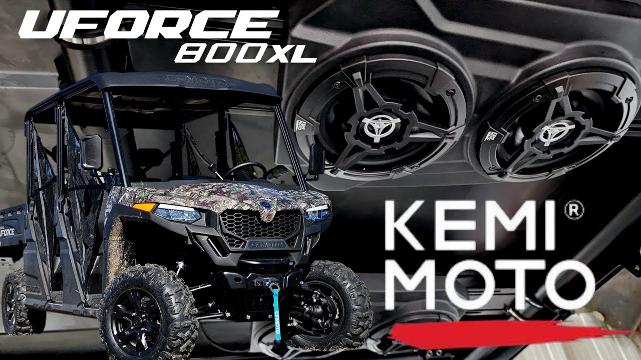Uforce 800 XL Kemimoto Sound System Install (Maybe don't...)