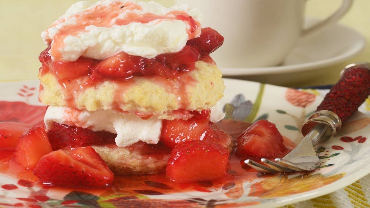 Strawberry Shortcake Recipe Demonstration - Joyofbaking.com