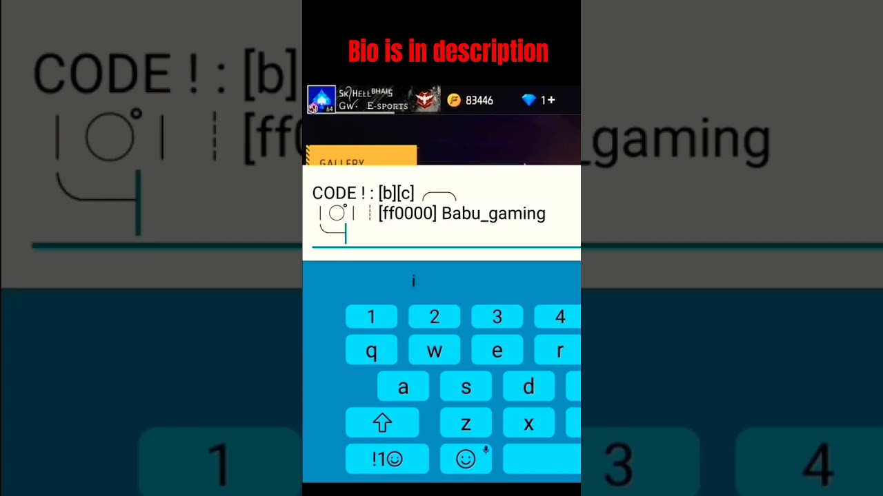 10/100 ff trending bio I taken  challenge Instagram logo in ff bio