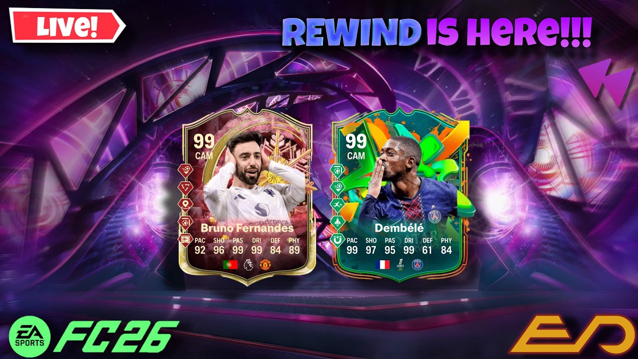 WATCH ME OPEN MY OPEN 98+...ULTIMATE REWIND! EAFC 26 LIVESTREAM