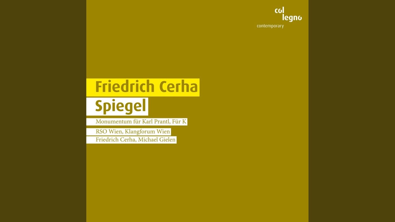 Monumentum f&uuml;r Karl Prantl for large Orchestra (Live)