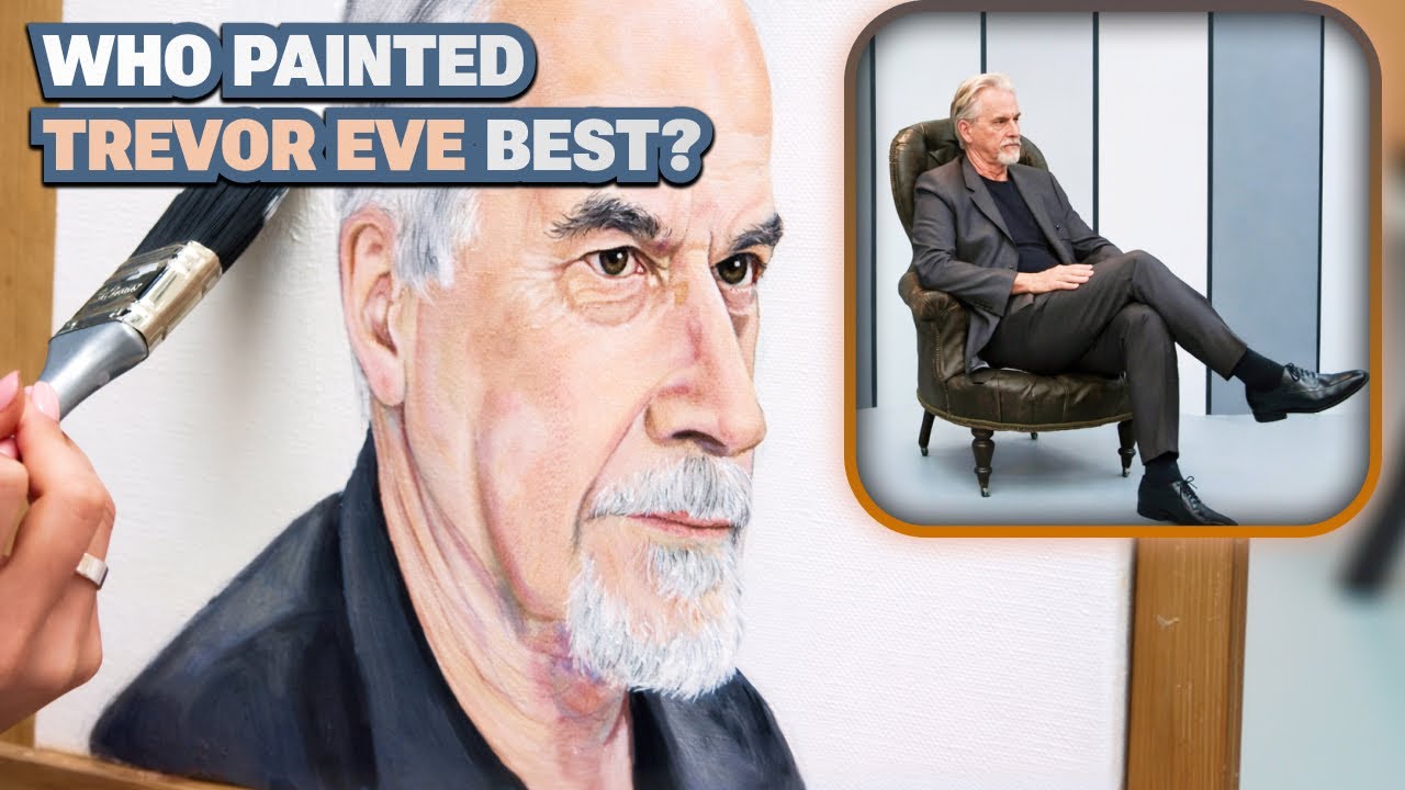 Trevor Eve Ben Okri Parminder Nagra Portraits | Portrait Artist of the Year