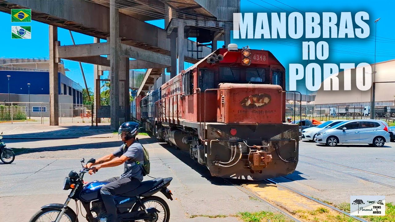Manobras de Trens no Porto de Paranaguá