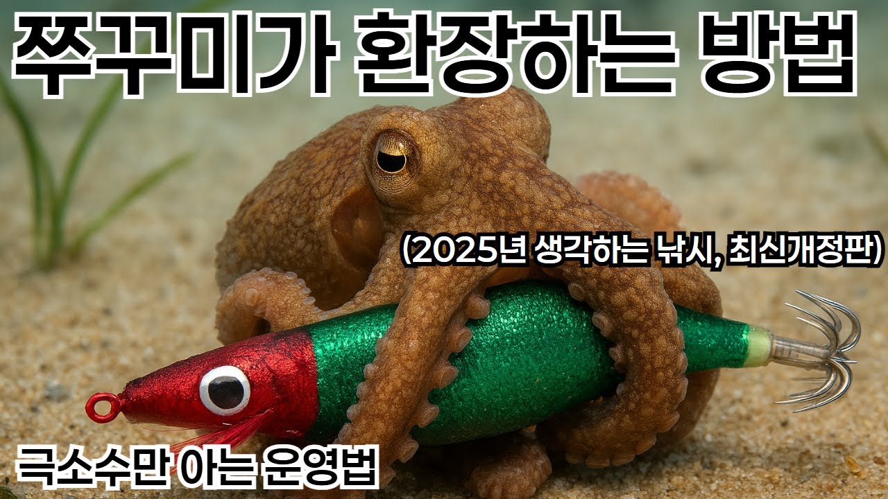 쭈꾸미낚시 제 2탄 400수 이상 꺼내는 초고수들의 진짜 운영 방법