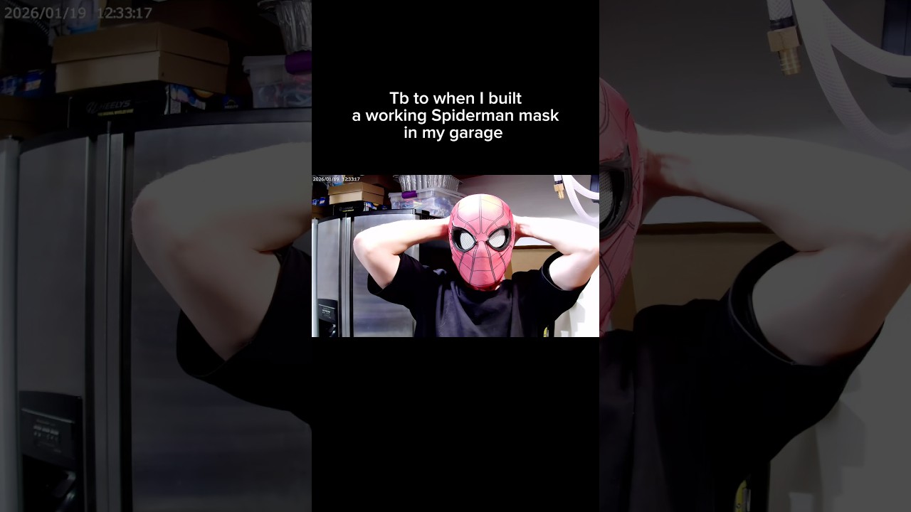 В честь фильма &laquo;Человек-паук: Новый день&raquo; #spiderman #diy #tomholland