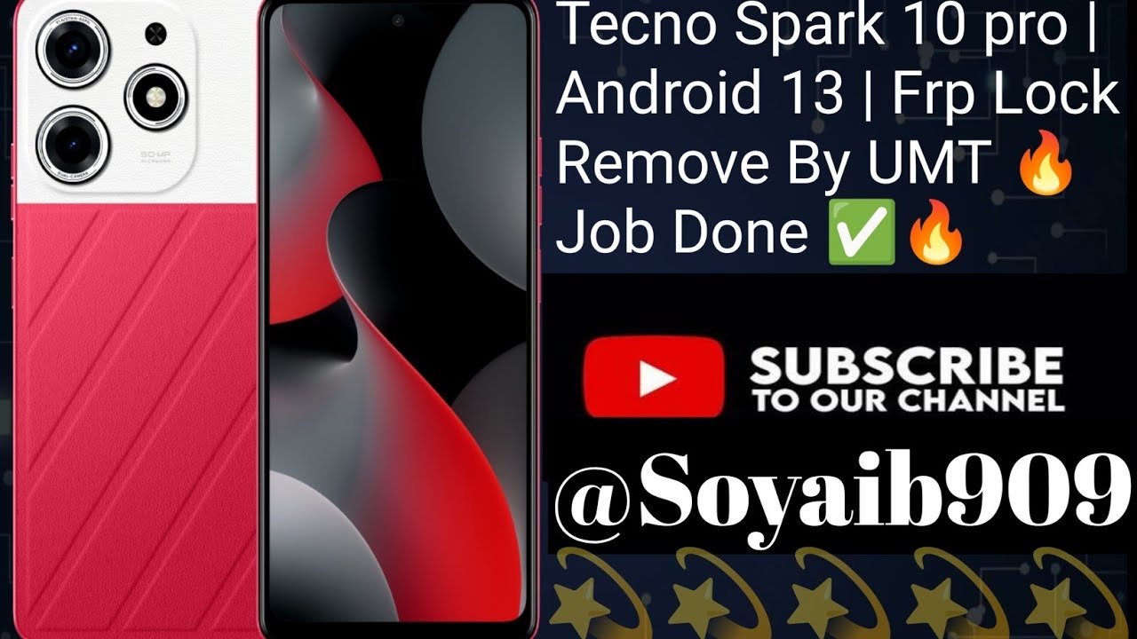 #Tecno Spark 10 pro | Android 13 | Frp Lock Remove By UMT Tool 🔥| Job Done ✅🔥2025