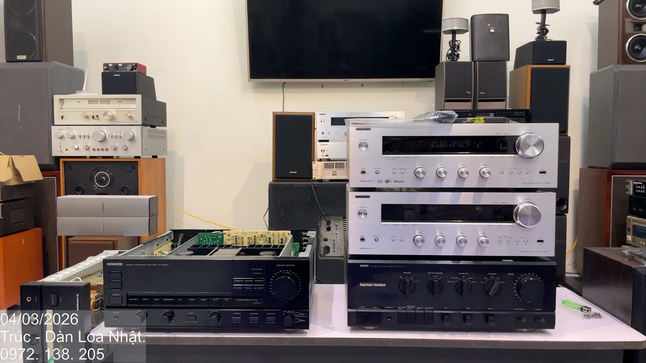 3tr. Onkyo 8150, Kenwood 990EX, Onkyo 8050. Đỡ chục củ so với mua mới... Trúc -  0972 138 205. 