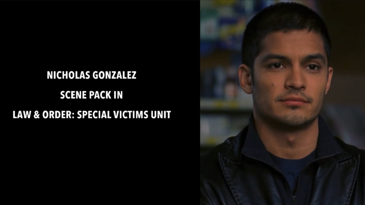 Nicholas Gonzalez (scene pack in Law & Order: Special Victims Unit)