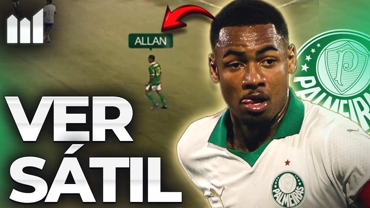 ALLAN: quem &eacute; e COMO JOGA a joia da base do Palmeiras