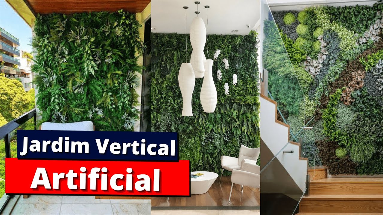 Jardim Vertical Artificial:  Vantagens em Ter e Modelos para se Inspirar!