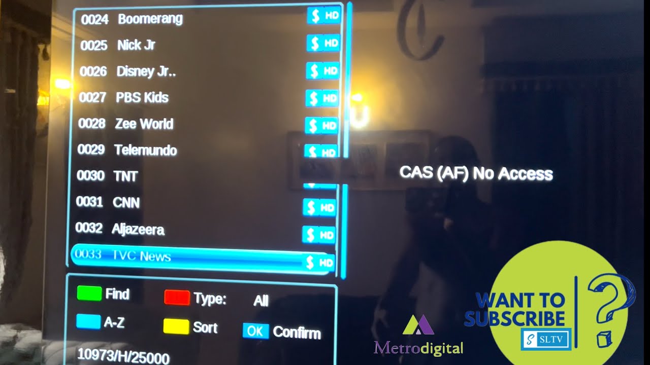 CAS (AF) No Access ⚠️ | How to Subscribe SLTV decoder | Signal Quality Check | Picture Quality