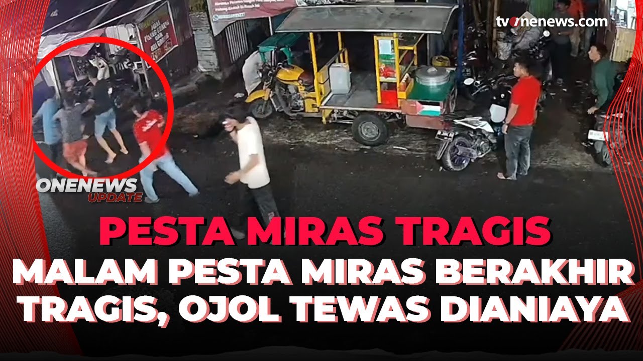 Tega! Diduga Cekcok Uang Patungan Miras, Ojol Teas Dianiaya Temannya | OneNews Update