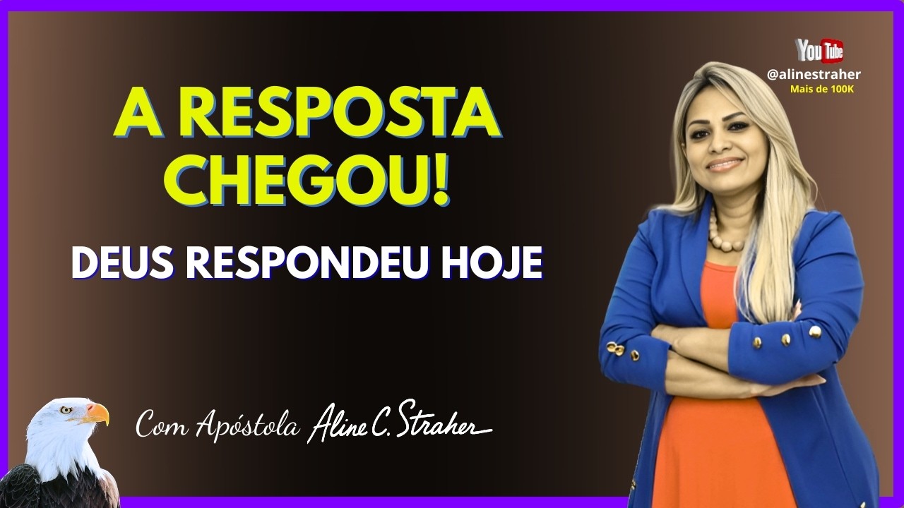 🚨🔴 AO VIVO AGORA | ESSA É A RESPOSTA QUE VOCÊ PEDIU PARA DEUS HOJE! 😭🔥 @alinestraher