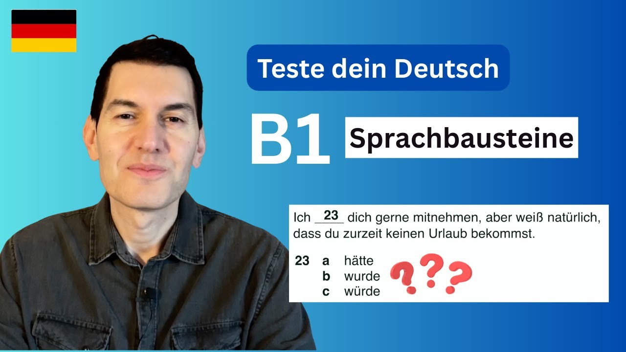 Sprachbausteine B1 - einfach erklärt | Deutschprüfung TELC + DTZ
