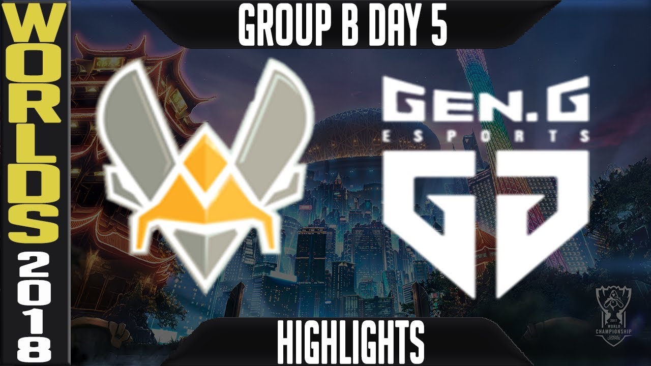 VIT vs GEN Highlights | Worlds 2018 Group B Day 5 | Vitality(EULCS) vs Gen.G(LCK)