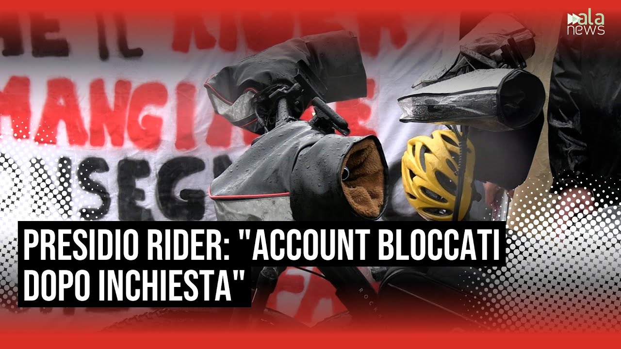 Milano, rider Deliveroo e Glovo in presidio: 