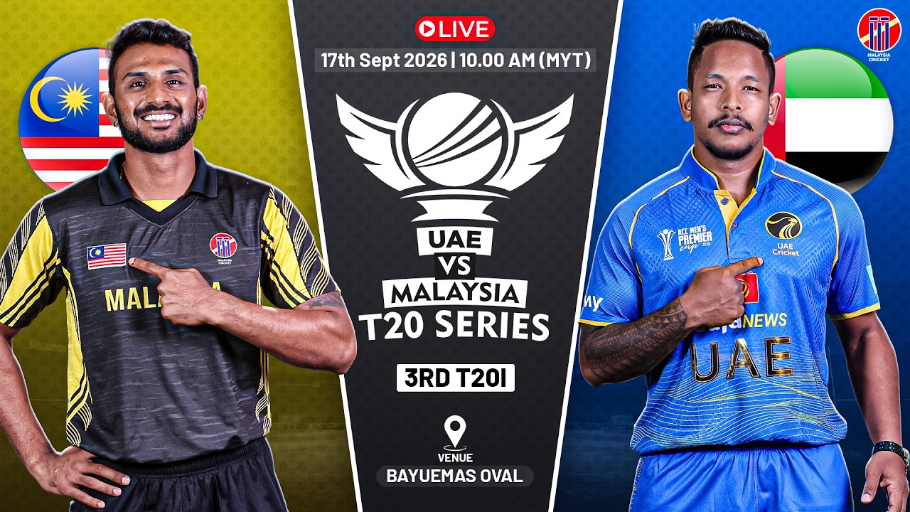 UAE VS MALAYSIA BILATERAL SERIES 2026 | MATCH 3