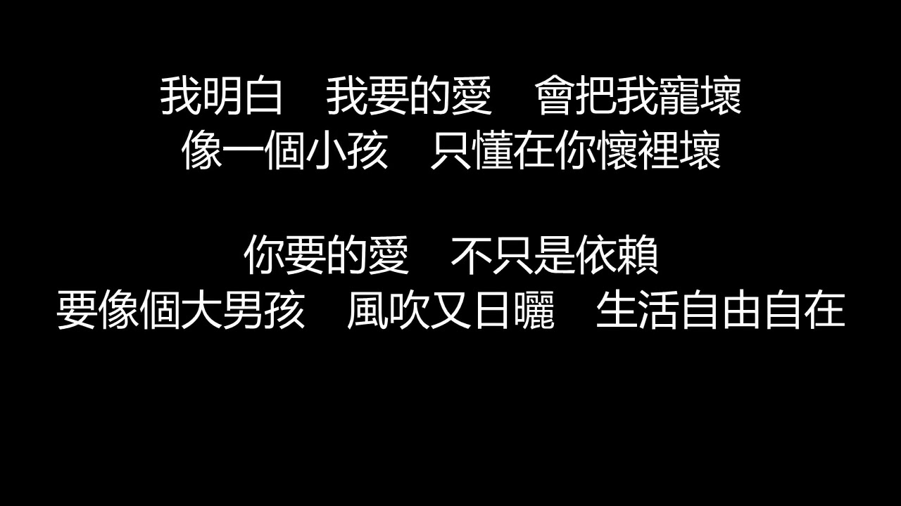 戴佩妮 - 你要的愛(歌詞版)