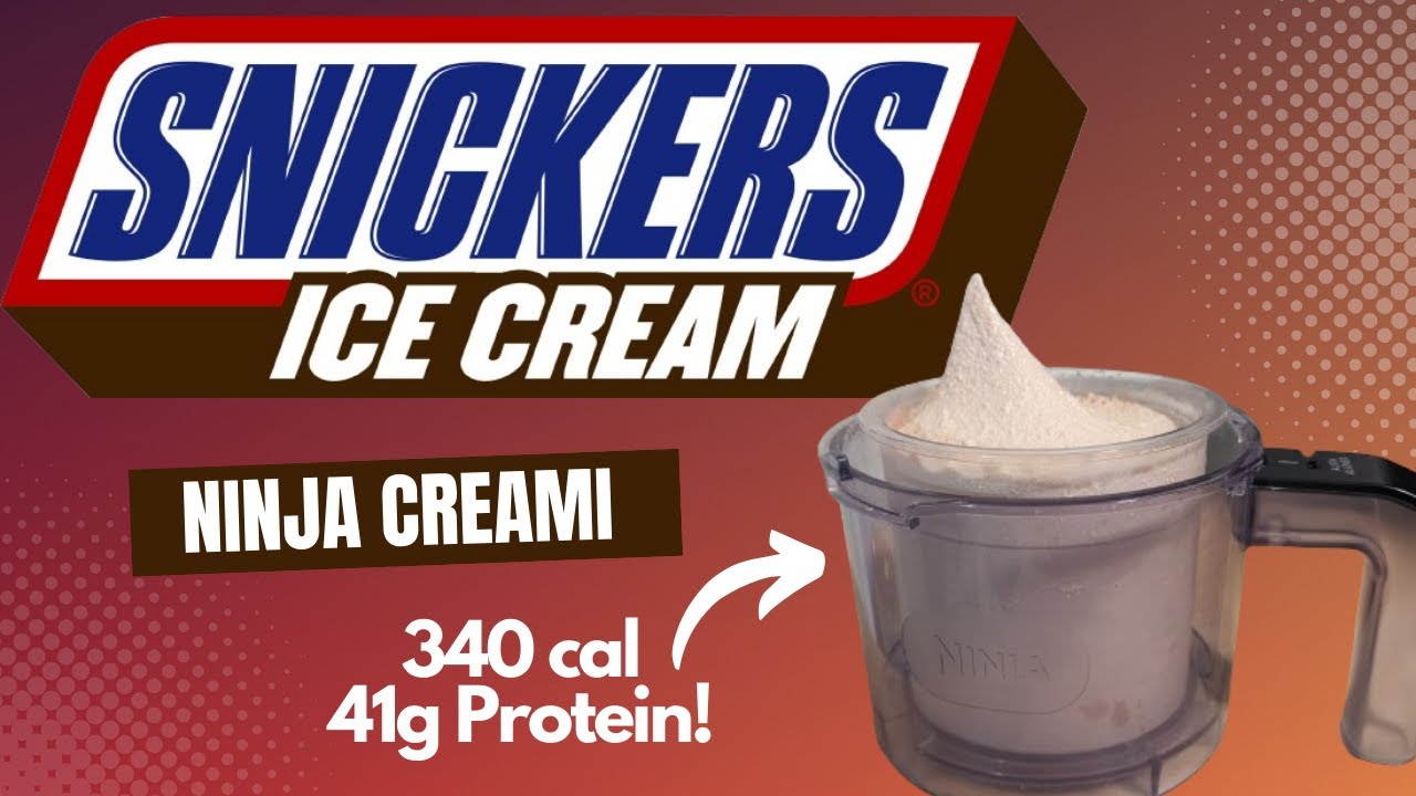 Мороженое Snickers! Простой рецепт высокобелкового Ninja Creami