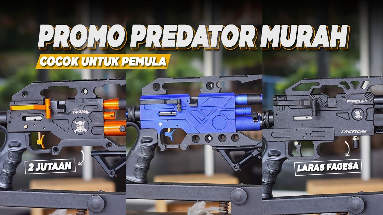 OBRAL PREDATOR TACTICAL MURAH CUMA 2 JUTAAN !! PROMO SENAPAN ANGIN PCP PREDATOR TERBARU 2026