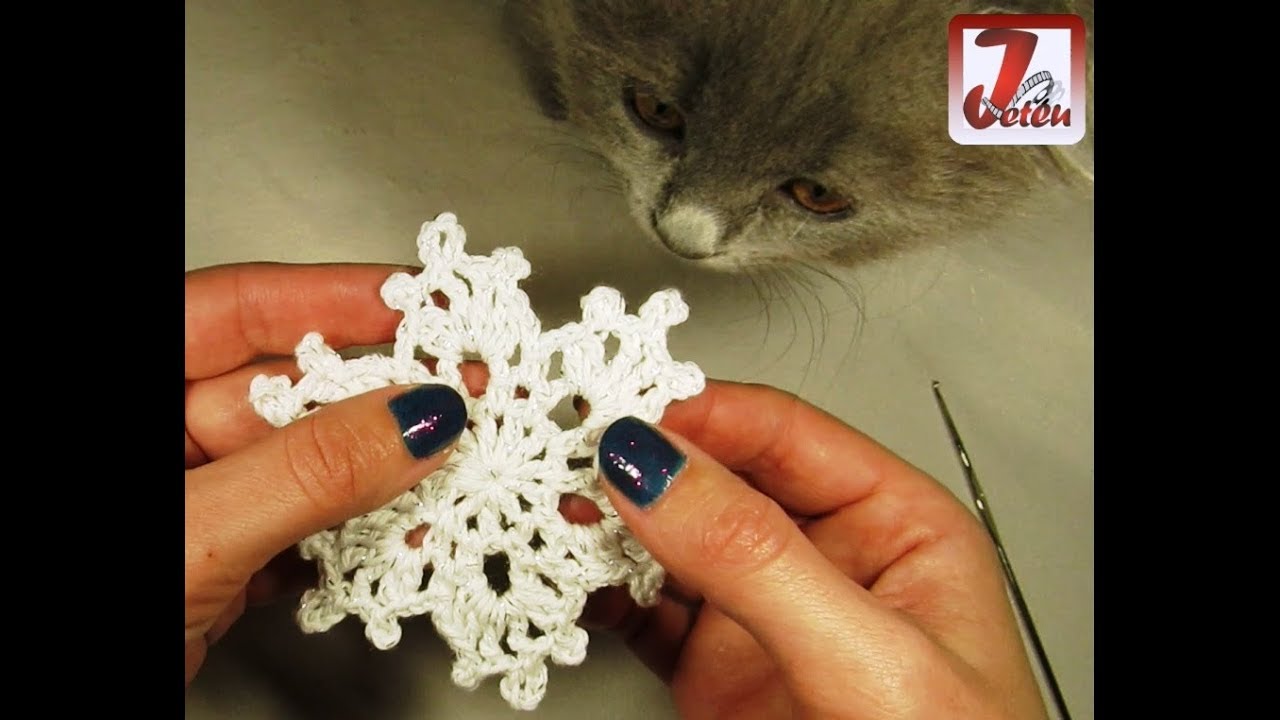 Ornamente Craciun - fulgusor crosetat