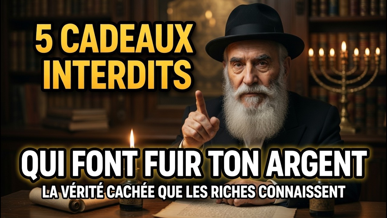 🚫 5 Cadeaux Que Tu Acceptes TOUJOURS… Mais Qui Font FUIR Ton Argent 😱 (Sagesse Juive Ancestrale)