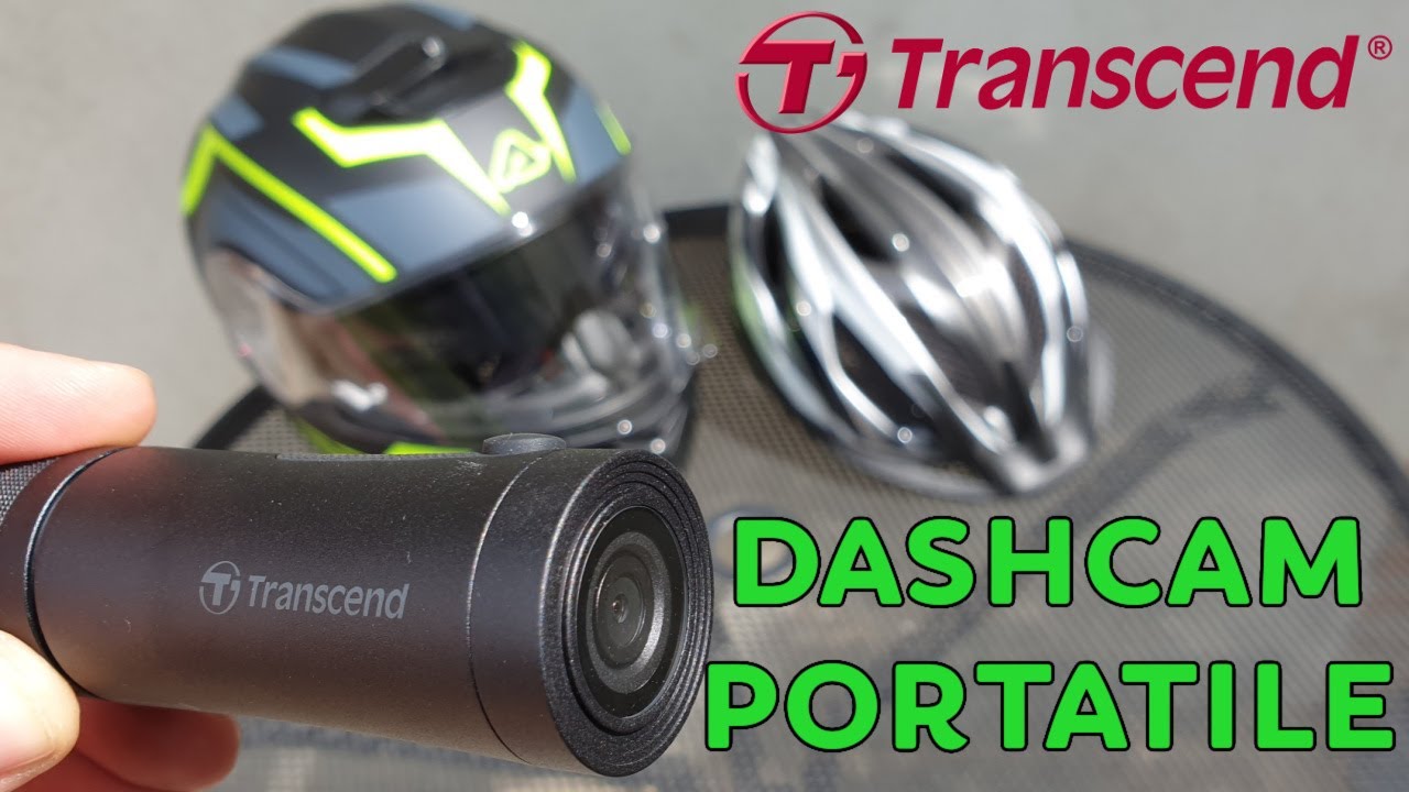 DASHCAM per MOTO, BICI, MONOPATTINO, QUAD - TRANSCEND DRIVE PRO 20: prova, unboxing, recensione