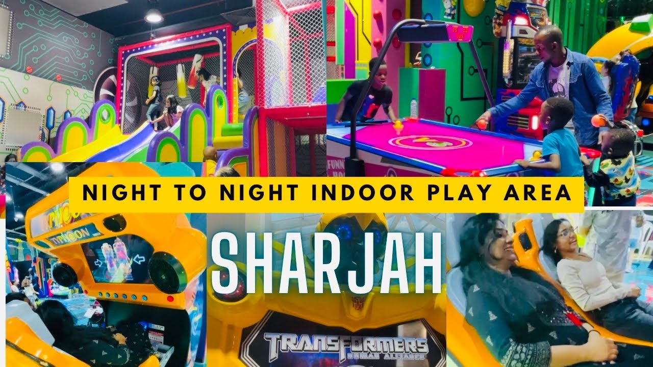 Affordable indoor playground for kids/night to night hypermarket Sharjah/indoor play area sharjah