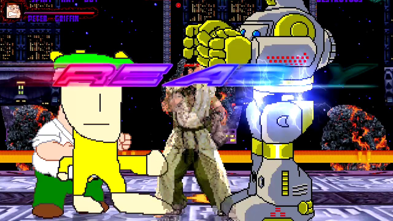 Mugen Request Spiny Hat Boy,MVC Peter,Uppercut & Rare Akuma vs Destroyous