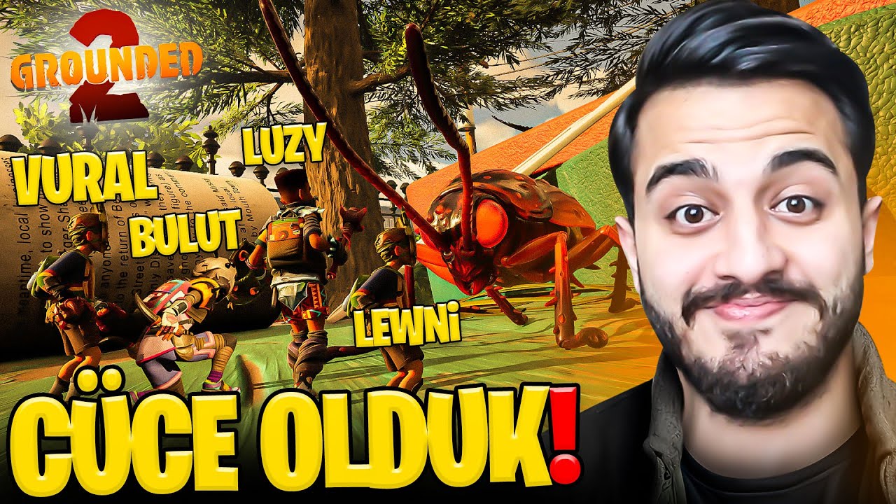 EKİPLE CÜCE OLUP ORMANDA HAYATTA KALIYORUZ! Grounded 2