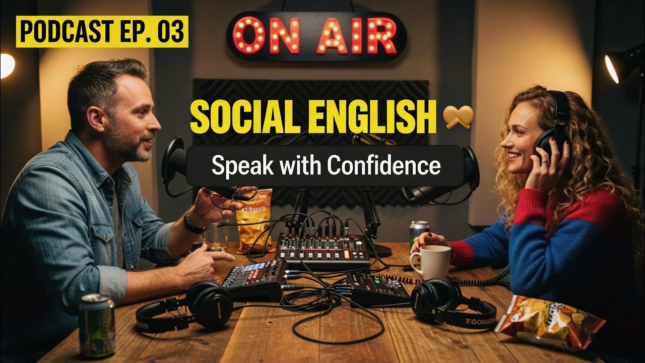 Daily English Fluency Podcast #3 - Social English & Making Friends (A1-A2)