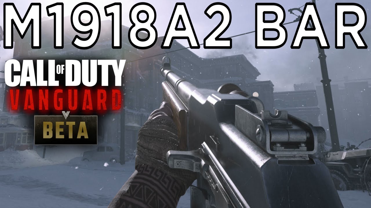 M1918A2 BAR Gameplay | Call of Duty Vanguard Beta (PS5)