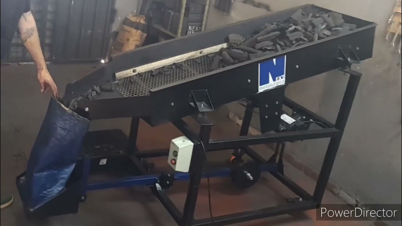 Peneira Vibratoria empacotadora de carvão vegetal automática