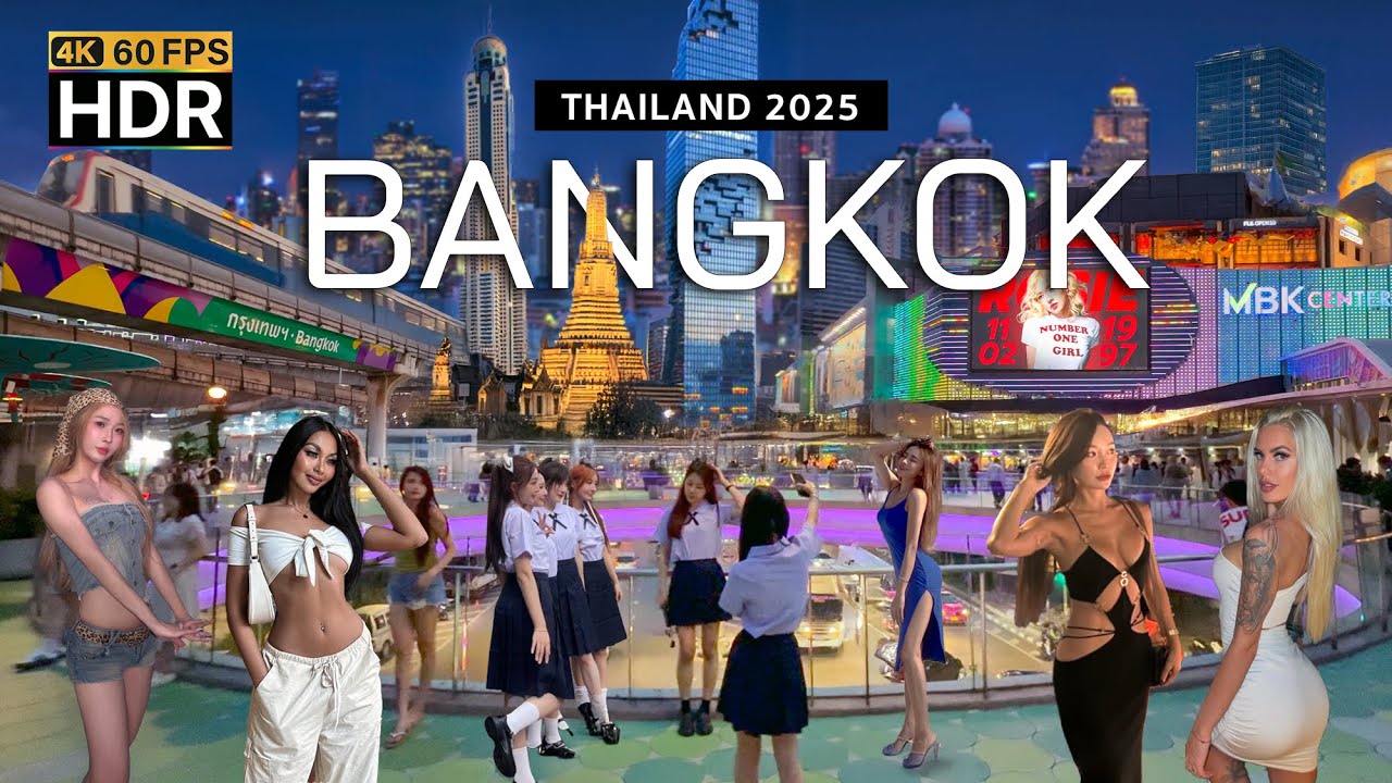🇹🇭 4K HDR | Бангкок — лучший город в мире для посещения в 2025 году