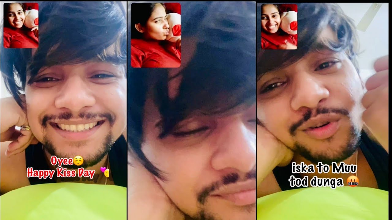 Kiss day status 💋 | longdistance relationship whatsapp status | videocall shorts #vishualy #shorts