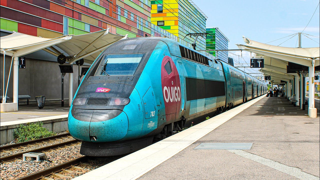 TGV Ouigo 783 llegando a Perpignan desde Paris Gare de Lyon