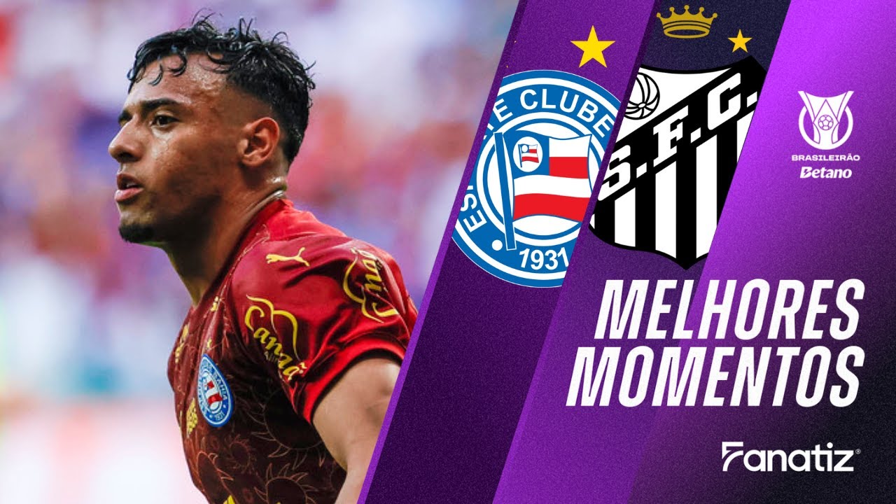 Bahia 2x0 Santos | Melhores Momentos | 