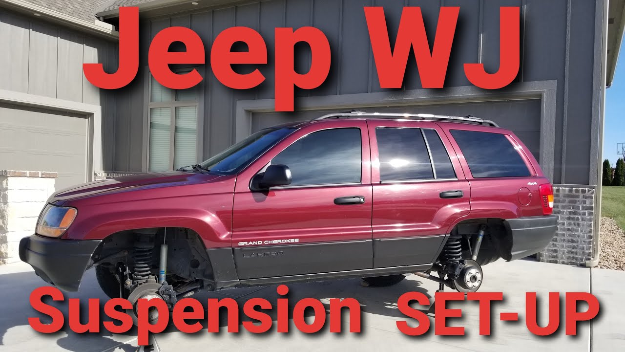 Jeep Grand Cherokee WJ Suspension Skid Plate Tire Set up Walk Through