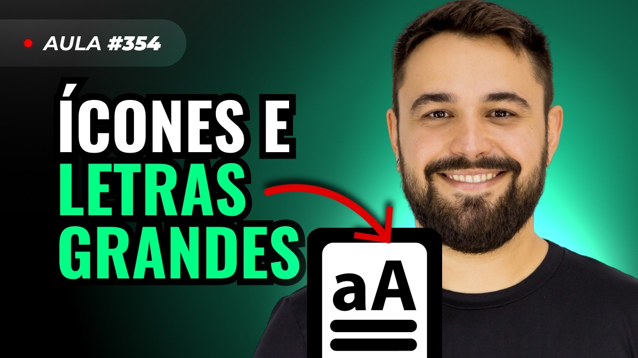 Aula #354: Como aumentar a letra e os ícones do celular