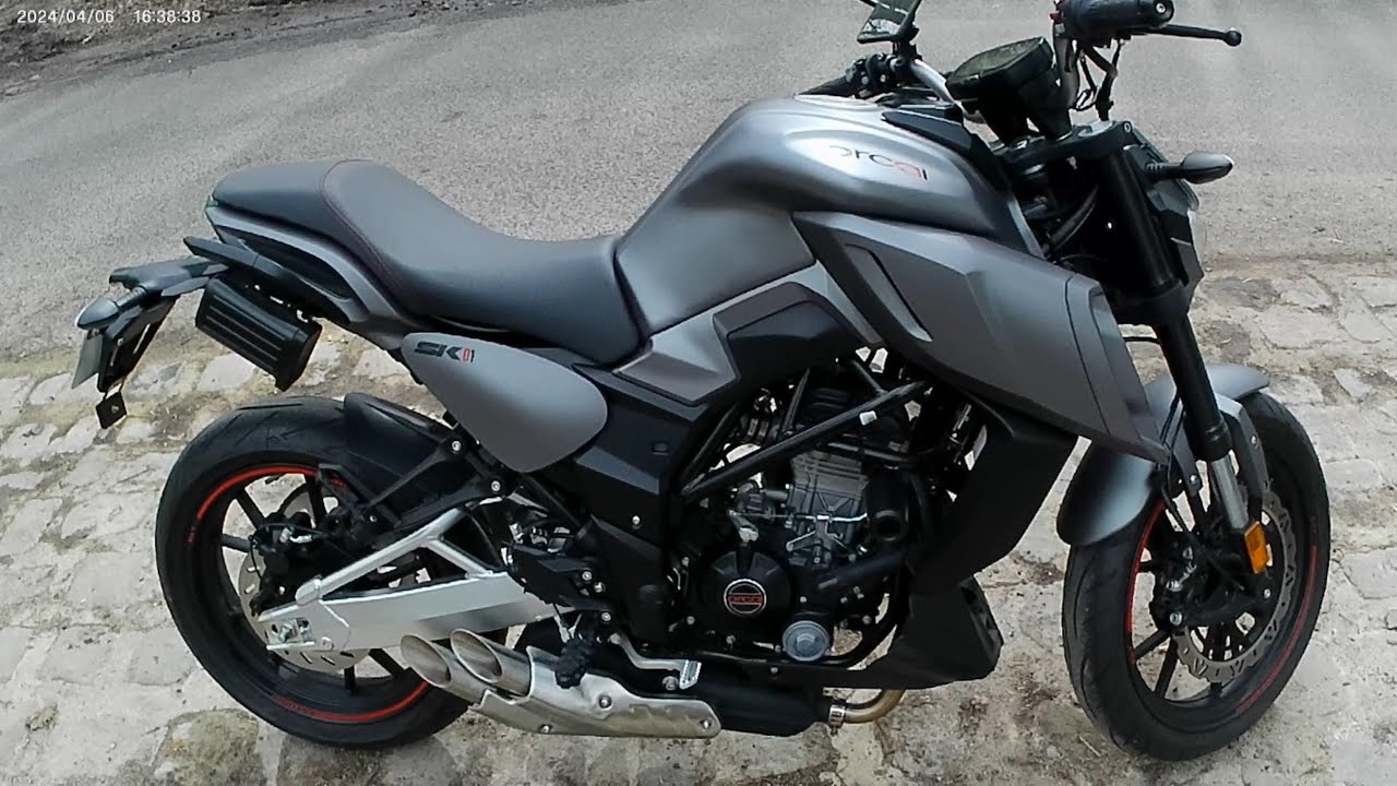Orcal SK01 125cc - rodage moto et pilote...