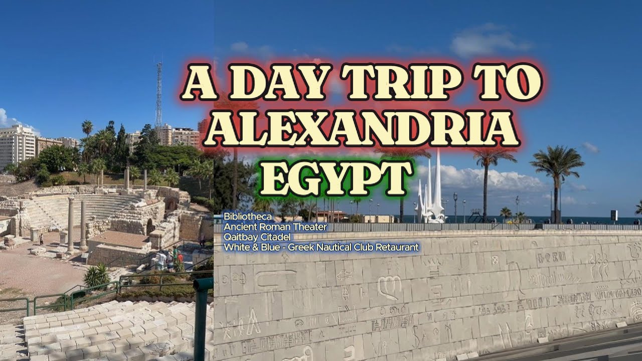 A Day Trip to Alexandria Egypt, #daytrip #alexandria #egypt #cairo #white&blue #alexandriauniversity