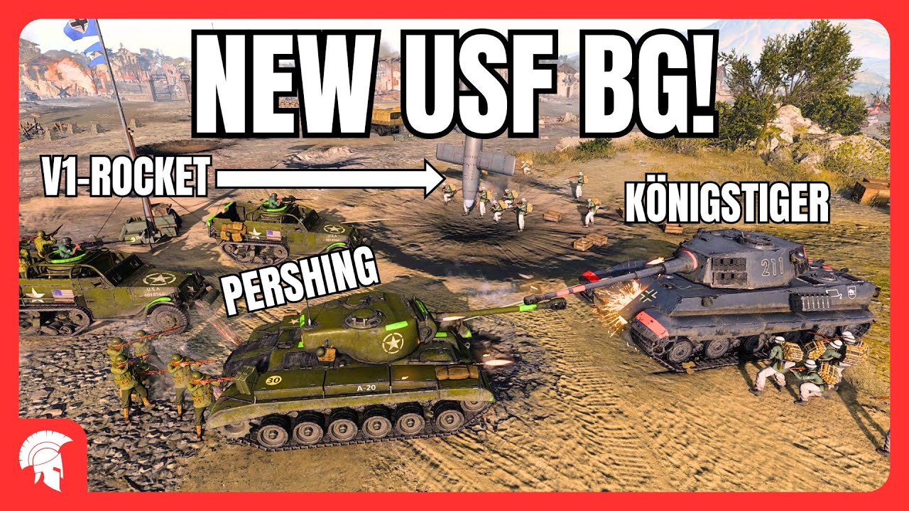 NEW USF BATTLEGROUP! (BIG NEW GAME UPDATE) - 4vs4 - US Forces - Company of Heroes 3