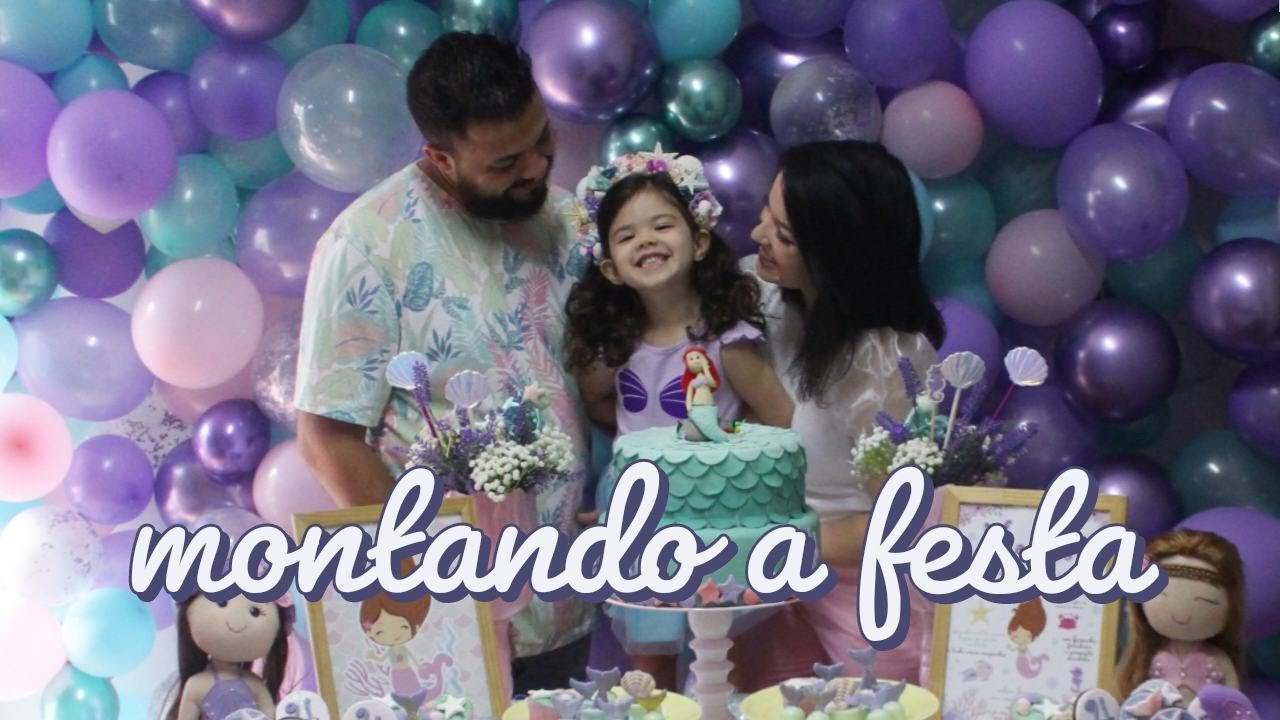 VLOG MONTANDO A FESTA MELISSA SEREIA NO FUNDO DO MAR