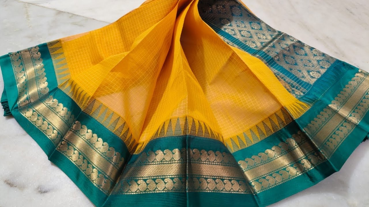 Pure Gadwal Cotton Sarees - ప్యూర్ గద్వాల్ కాటన్ శారీస్ No Blouse 📞 9948793798