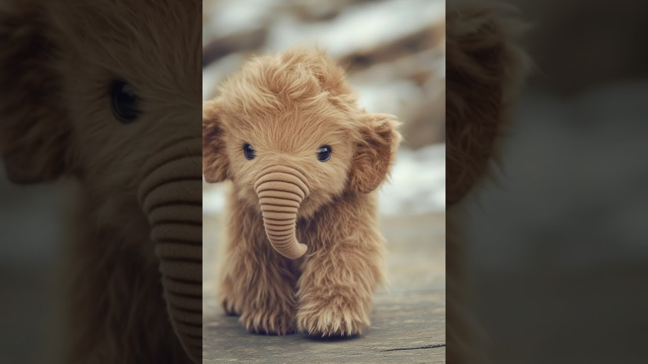 The cutest baby Mammoth ever!
