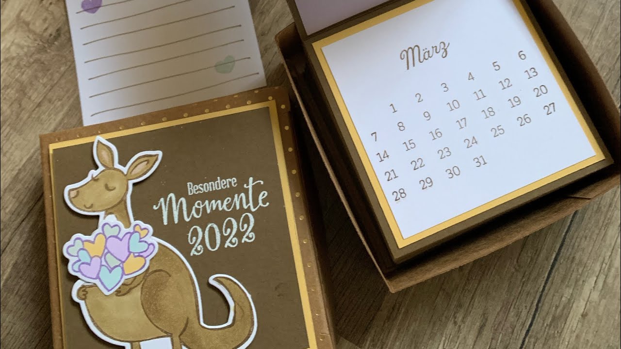 Leporello-Album in der Box mit dem Stempelset 