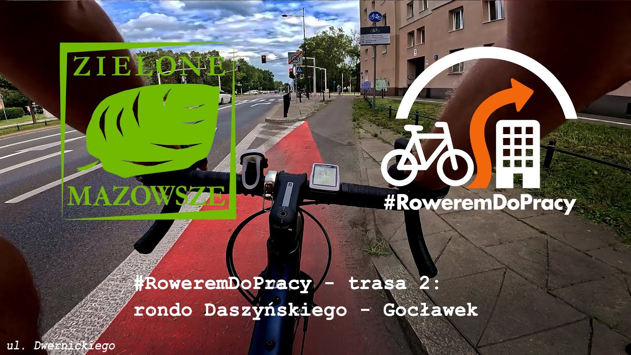 #RoweremDoPracy - trasa 2: rondo Daszyńskiego - Gocławek (rondo Mościckiego)