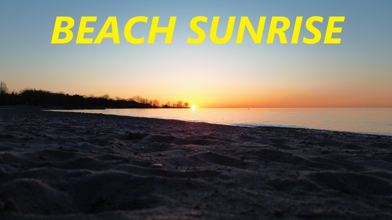 Beach Sunrise | Woodbine Beach Toronto | Spring 2025