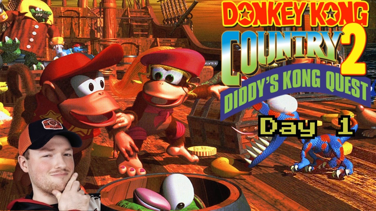 Diddy's Kong-Quest Day 1