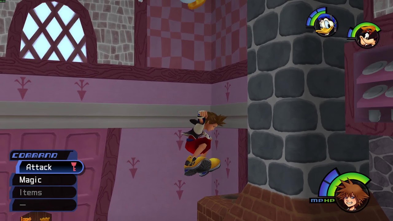Playing kingdom hearts for the first time!